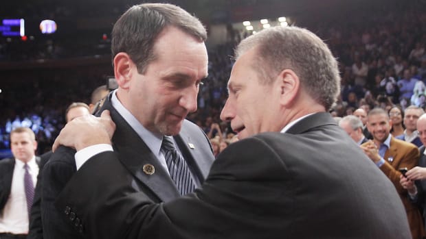 tom izzo mike krzyzewski champions classic